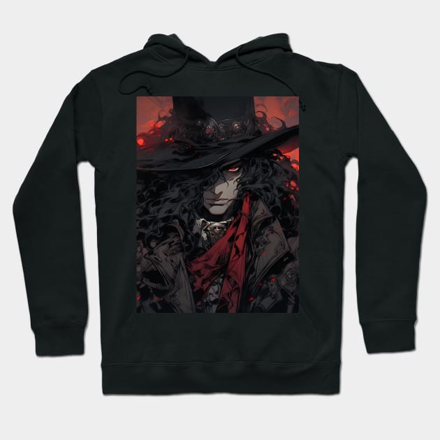 Hunters of the Dark: Explore the Supernatural World with Vampire Hunter D. Illustrations: Bloodlust Hoodie by insaneLEDP